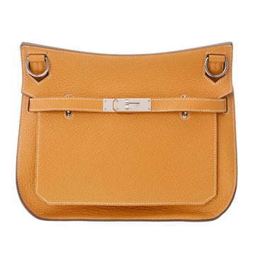 HERMES Gypsiere 28 Mutard Palladium hardware Q stamp [around 2013] Women's Taurillon Clemence shoulder bag