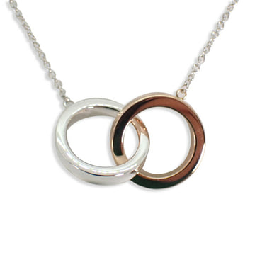 TIFFANY 925 750 1837 Interlocking Circle Necklace