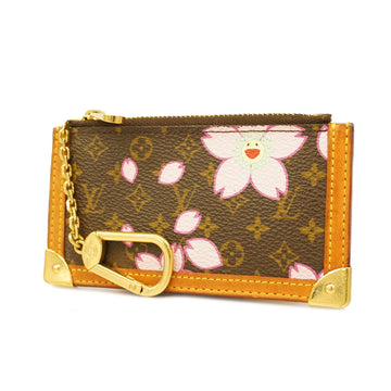 LOUIS VUITTONAuth  Monogram Cherry Blossom Pochette Cle M92015 Women's Coin Case