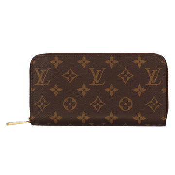 Louis Vuitton Zippy Monogram Long Wallet Canvas Women's