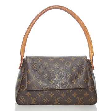 Louis Vuitton Monogram Women's Shoulder Bag Brown