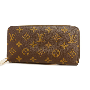 Louis Vuitton Monogram Zippy Wallet M60017 Men,Women,Unisex Long Wallet (bi-fold)