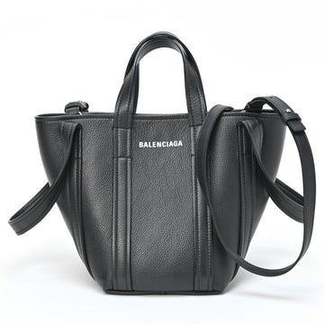 BALENCIAGA Everyday XS North South Shoulder Tote Bag 672793 Black