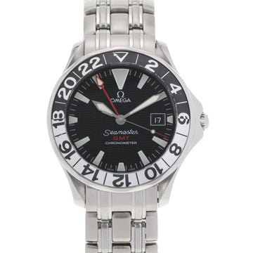 OMEGA Seamaster 300M GM?T 50th Anniversary Model 2534.50 Men's SS Watch Automatic Winding Black Dial