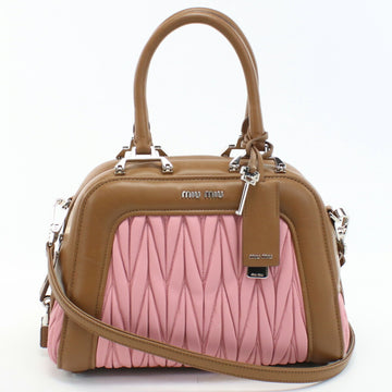 MIU MIU MIUMIU[OUTLET] Miu Outlet Matelasse Bag RL107C Handbag Leather Women's