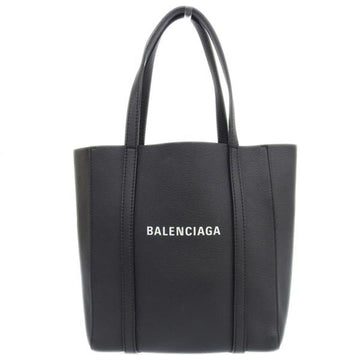 BALENCIAGA Leather Everyday XXS Handbag Black Women's