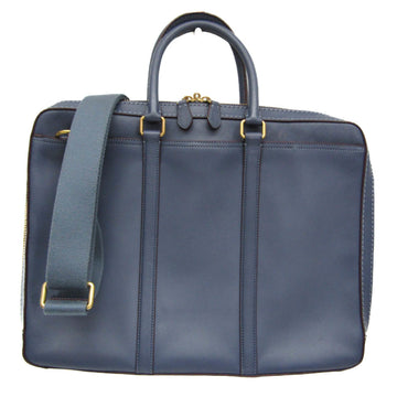 COACH Metropolitan Slim Briefs 55565 Men's Leather Briefcase,Shoulder Bag Blue