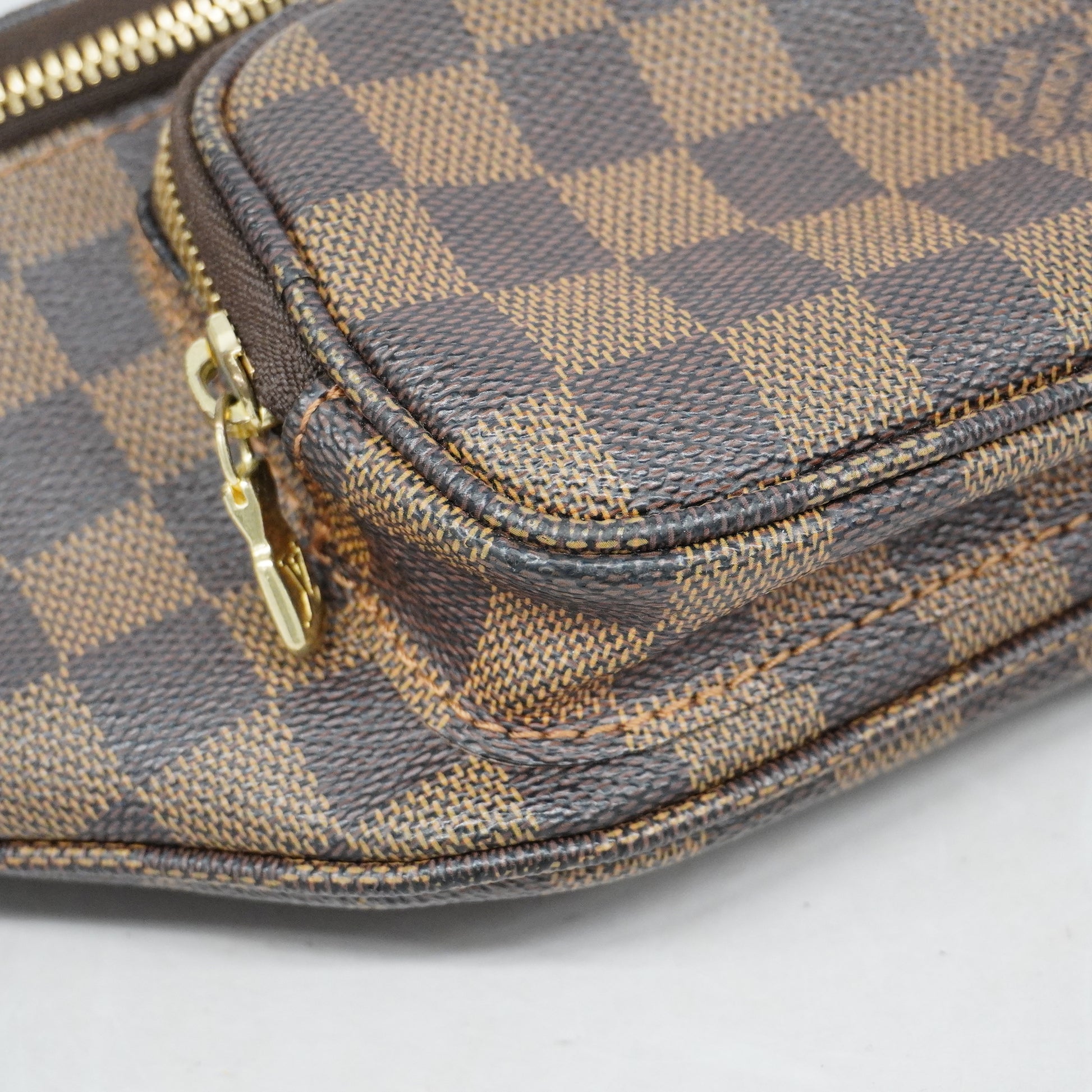 Louis Vuitton, Bags, Auth Louis Vuitton Damier Melville N5172 Mens Fanny  Packsling Bag