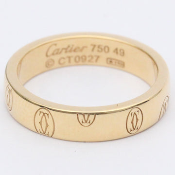 Polished CARTIER Happy Birthday #49 US 4 3/4 18K Pink Gold Band Ring BF556933