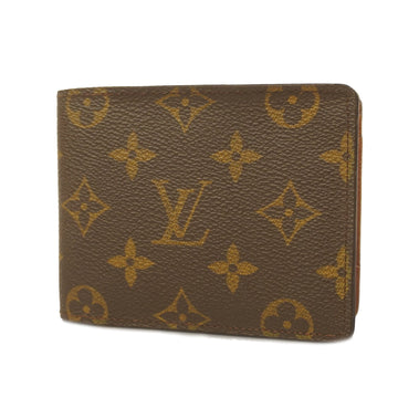 LOUIS VUITTONAuth  Monogram Portefeuille Multiple M60895 Bill Wallet [bi-fold]