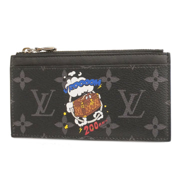 LOUIS VUITTONAuth  Monogram Eclipse Coin Card Holder M80932 Men's Coin Case