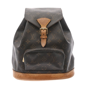 LOUIS VUITTON Monogram Montsuri MM Brown M51136 Unisex Canvas Rucksack/Daypack