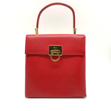 SALVATORE FERRAGAMO Handbag AQ-21 0160 Red Gancini Leather Women's ITOQIAZE1CP8 RM2008R