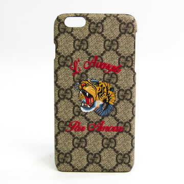 GUCCI Coated Canvas Phone Bumper For IPhone 6 Plus Beige GG Supreme