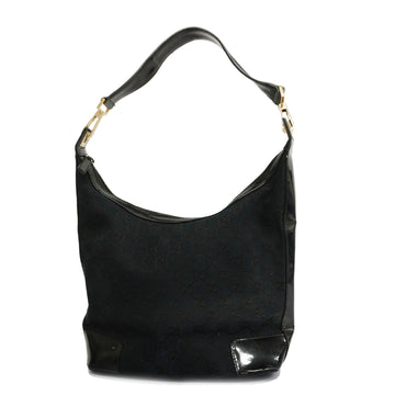 GUCCIAuth  Shoulder Bag 001 4204 Women's GG Canvas Black