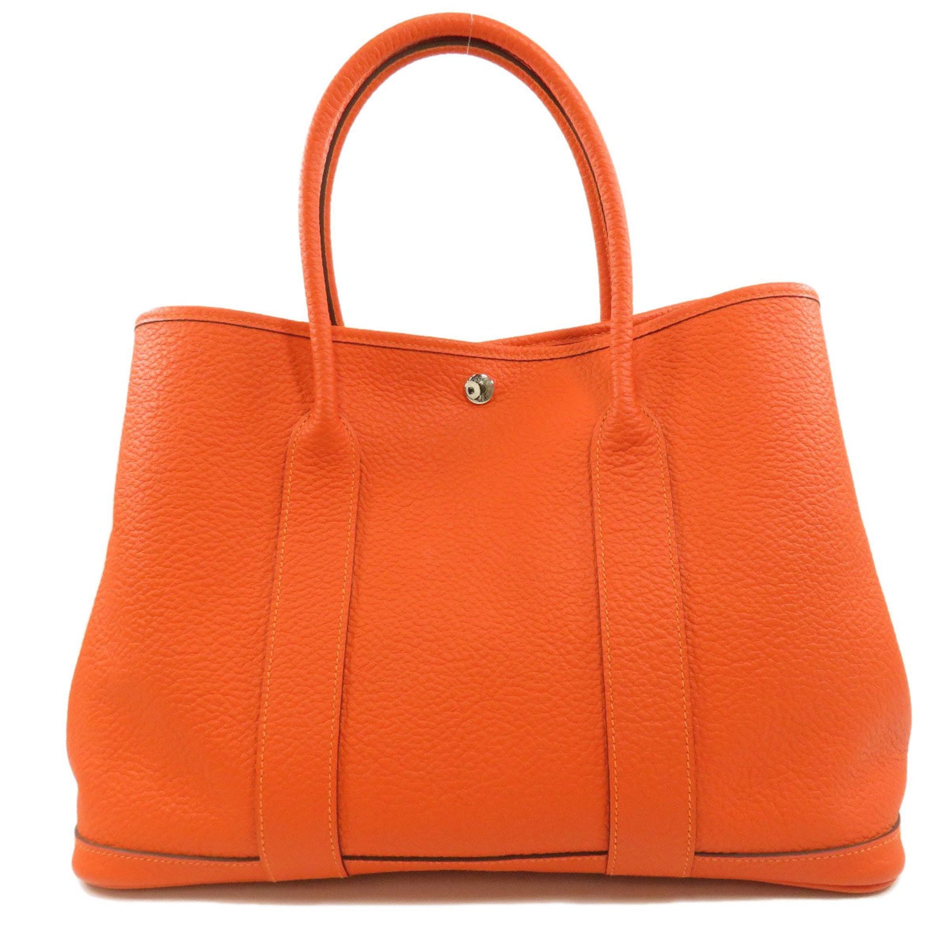 Hermes Garden PM Orange Tote Bag Negonda Ladies Hermes