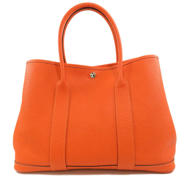 Hermes Garden PM Orange Tote Bag Negonda Ladies