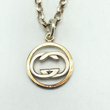 GUCCI GG logo necklace silver  AG925