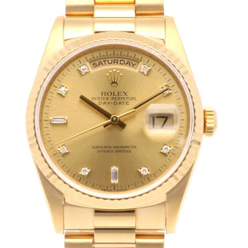 Rolex Day Date Oyster Perpetual Watch 18K K18 Yellow Gold 18238A Men's