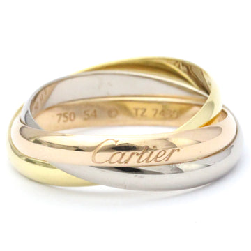 CARTIER Trinity Ring SM Pink Gold [18K],White Gold [18K],Yellow Gold [18K] Fashion No Stone Band Ring Gold