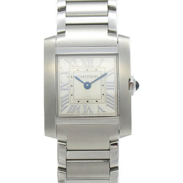 CARTIER Tank Francaise SM Wrist Watch watch Wrist Watch WSTA0065 Quartz Silver Stainless Steel WSTA0065