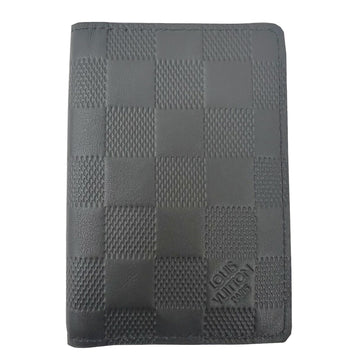 LOUIS VUITTON Organizer de Poche N63012 SP1103 Damier Infini Black Card Case Business Holder Men's Women's