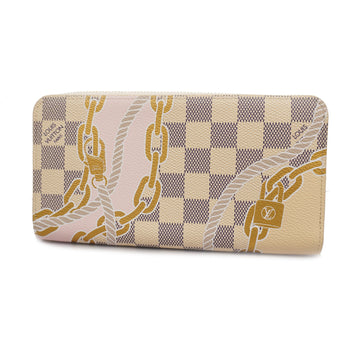 LOUIS VUITTONAuth  Damier Azur Zippy Wallet N40480 Women's Long Wallet