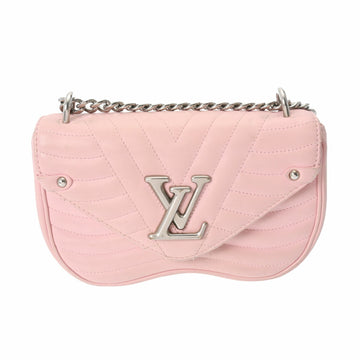 LOUIS VUITTON New Wave Chain Bag MM Smoothie Pink M51944 Women's Leather Shoulder