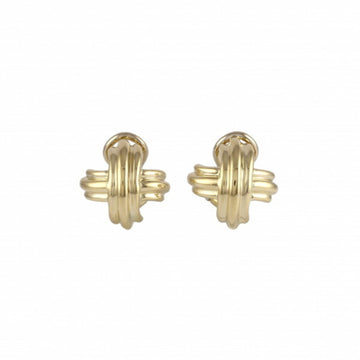 TIFFANY Signature Earrings/Earrings K18YG Yellow Gold