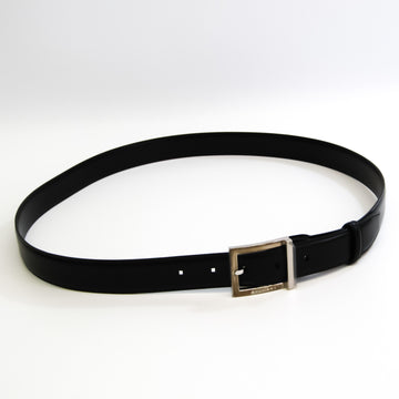 BVLGARI Men's Leather Standard Belt Black 110