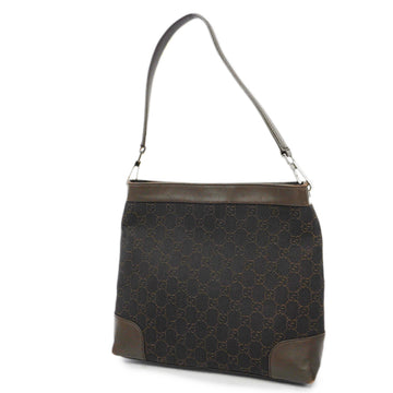 GUCCIAuth  GG Canvas Shoulder Bag 143745 Women's Shoulder Bag Brown