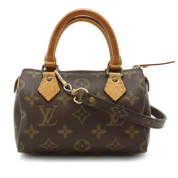 LOUIS VUITTON Monogram Speedy Handbag Pouch Shoulder Bag M41534