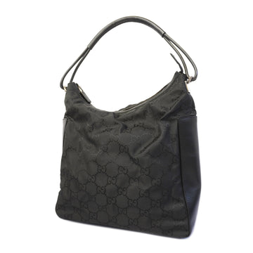 Gucci Shoulder Bag 001 3770 Women's Nylon Shoulder Bag Black