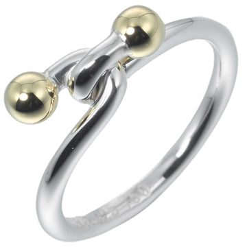 TIFFANY Love Knot Ring No. 10 Silver 925 K18YG Gold &Co. Women's