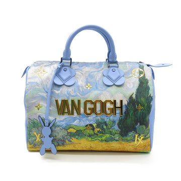 LOUIS VUITTON van gogh speedy 30 Blue PVC coated canvas Masters collection M43314