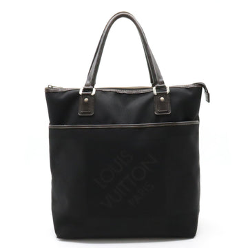 LOUIS VUITTON Damierjean Cougar Tote Bag Handbag Noir Black M93085