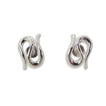 TIFFANY 925 open wave earrings