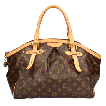 LOUIS VUITTON Monogram Shoulder Bag Canvas Brown Women's