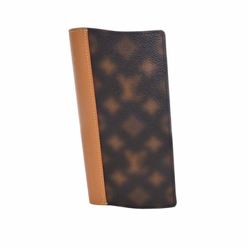 LOUIS VUITTON This Is Not Monogram Portefeuille Brother Bifold Long Wallet M81596 Brown Women's