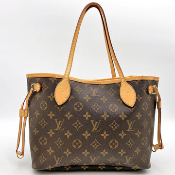 LOUIS VUITTON Monogram Neverfull PM M40155 [out of print] Tote Bag Brown PVC Women's