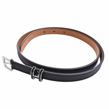 HERMES Vaux Epson Pop H Belt #80 Black 93.5cm Ladies