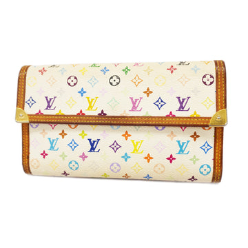 LOUIS VUITTONAuth  Monogram Multicolore Portofeuil International M92659 Wallet