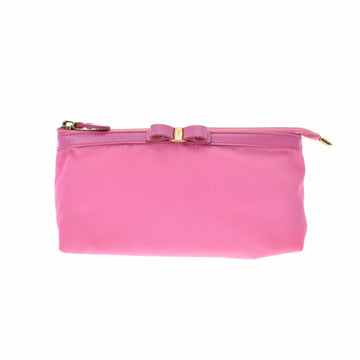 SALVATORE FERRAGAMO Ferragamo Gancini Pink Ladies Leather