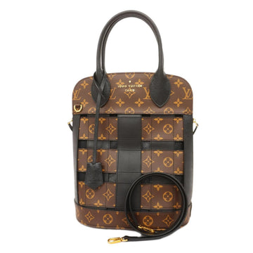 LOUIS VUITTON Handbag Monogram Tresage Tote M44111 Brown Ladies