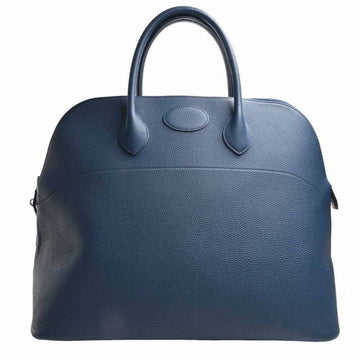 HERMES Togo Bolide 45 Handbag - Blue