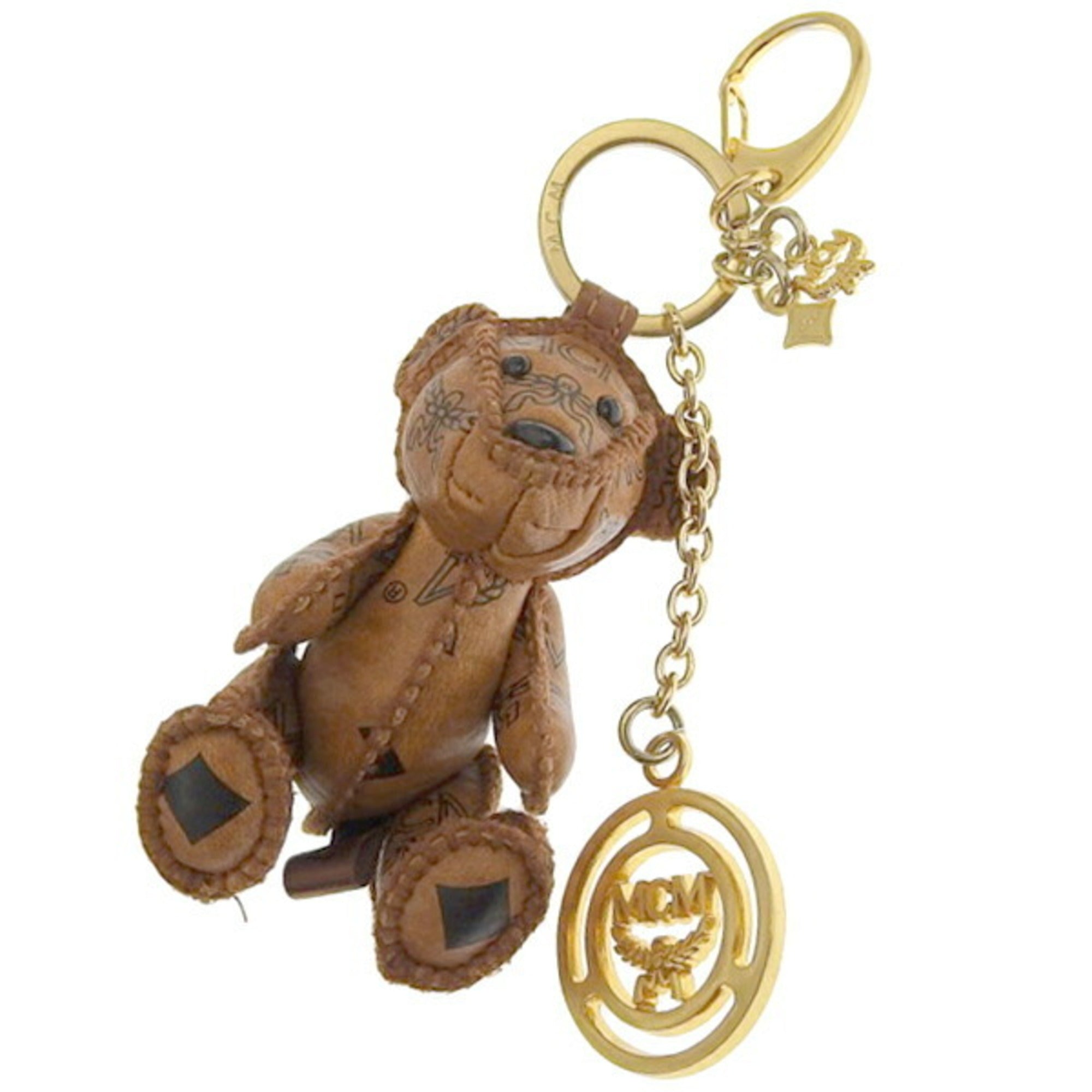 Mcm teddy bear outlet keychain