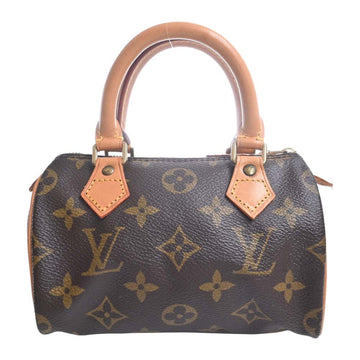 LOUIS VUITTON Monogram Speedy Handbag M41534 Brown Women's