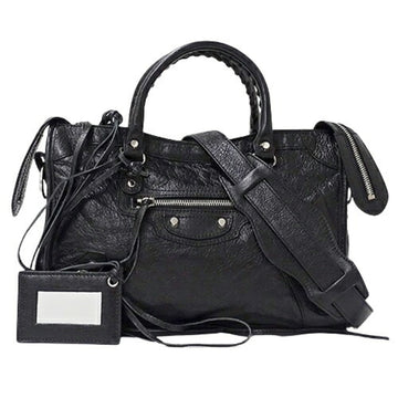 BALENCIAGA Bag Women's Handbag Shoulder 2way Leather Classic City S Black 431621