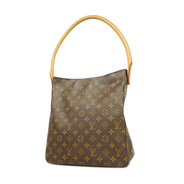 LOUIS VUITTON Shoulder Bag Monogram Looping GM M51145 Brown Ladies