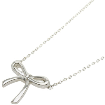 TIFFANY Bow Necklace Silver Ladies &Co.